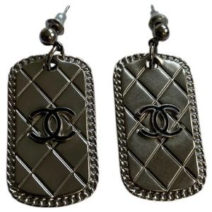 CC Dogtag Earrings